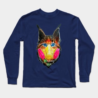 breaking bad cat fun Long Sleeve T-Shirt